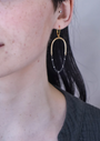 Maya Bauman LEXI EARRINGS IN GOLD at Romi Boutique