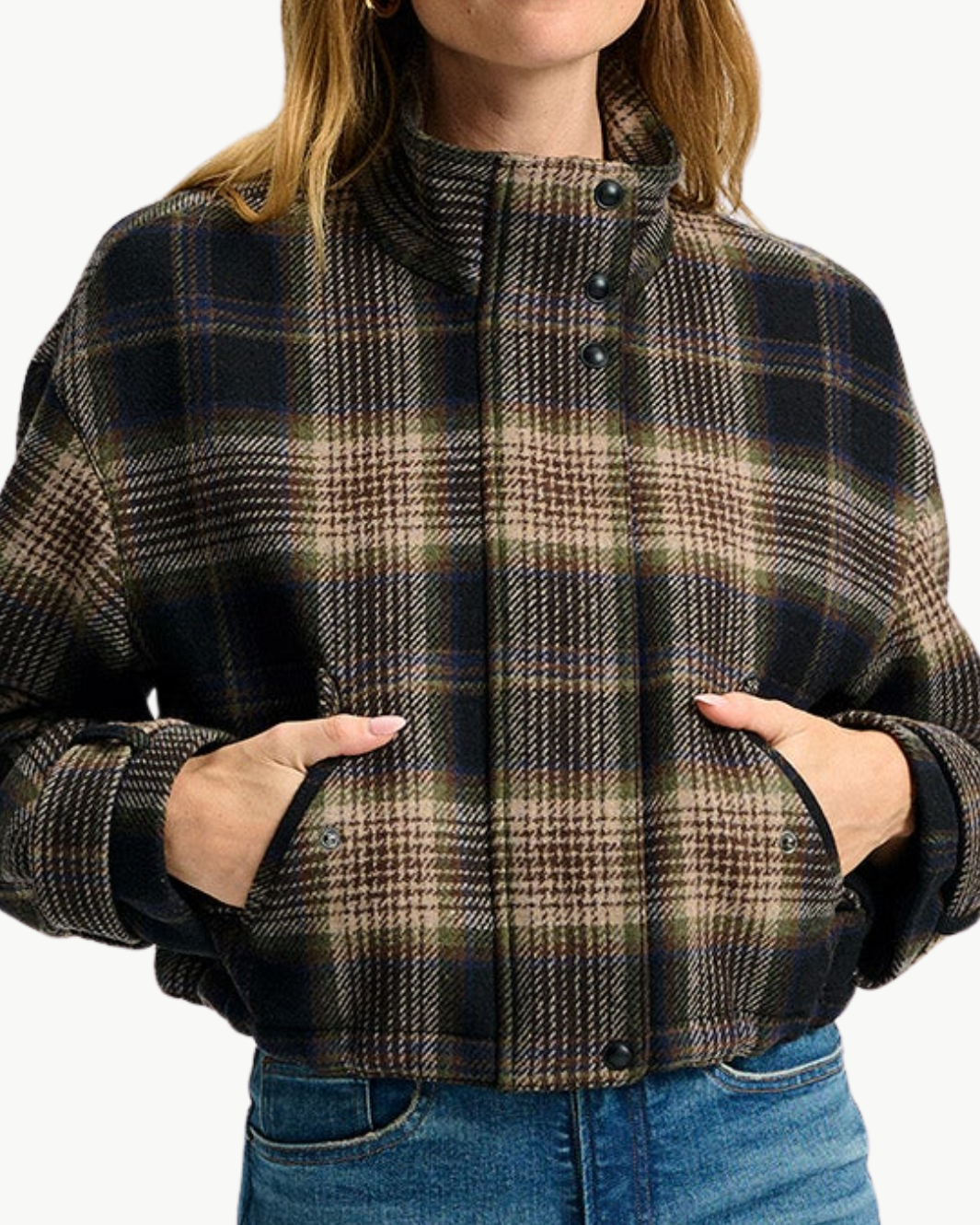 BATEMAN JACKET IN BLACK MULTI - Romi Boutique