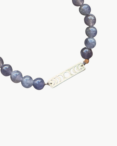 CHARM BRACELET IN PURPLE SMOKE