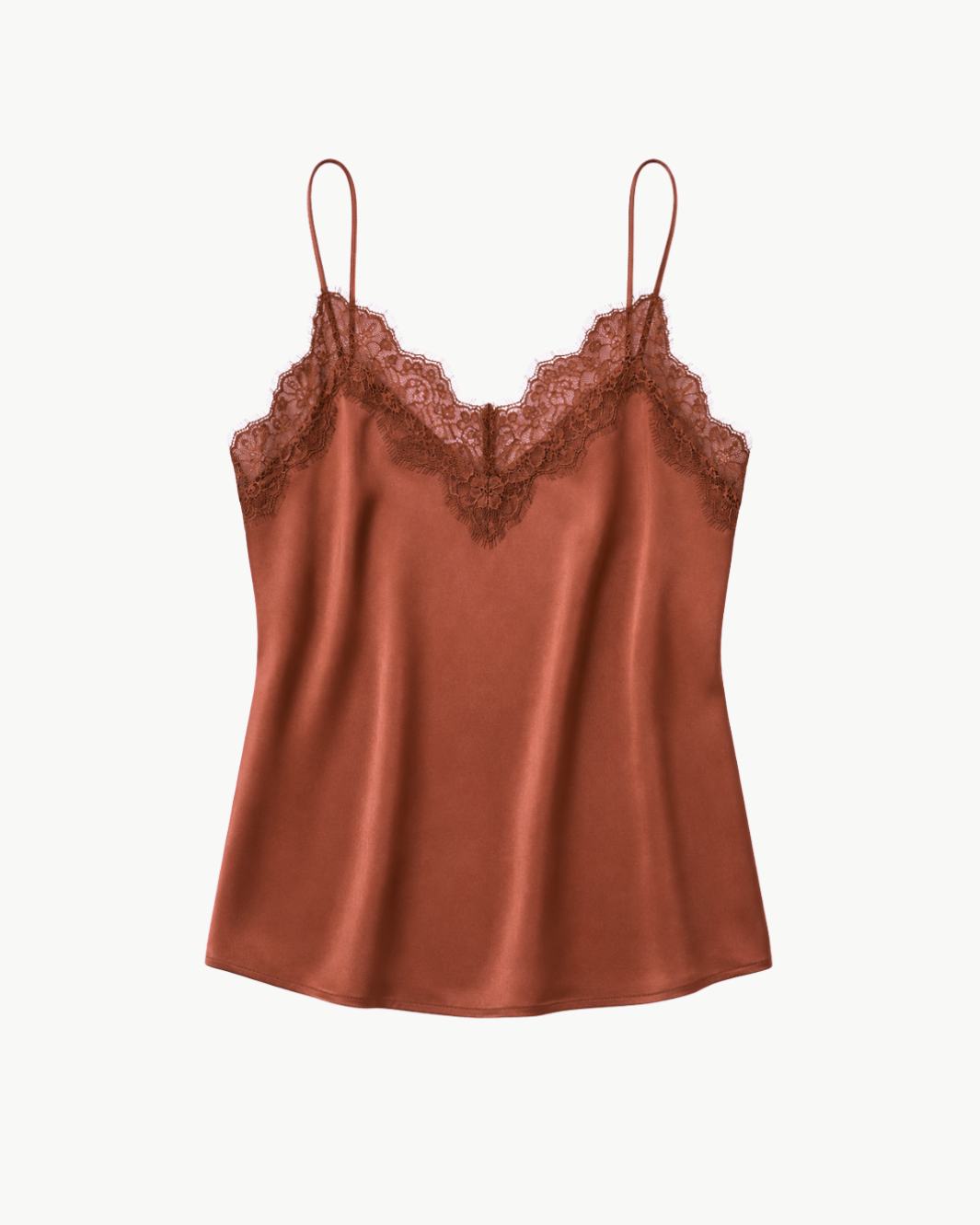 Annabelle Satin and Lace Camisole Top