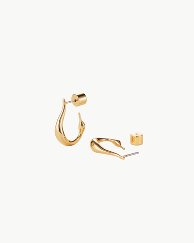 MINI COLETTE HOOPS IN HIGH POLISH GOLD