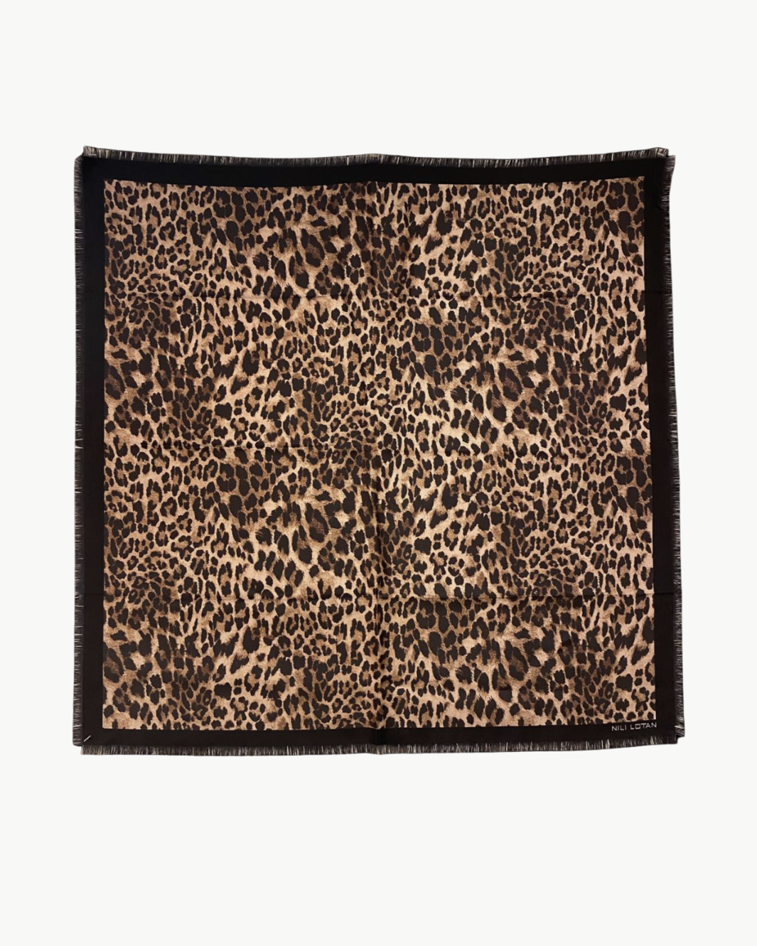 Leopard Twill Scarf