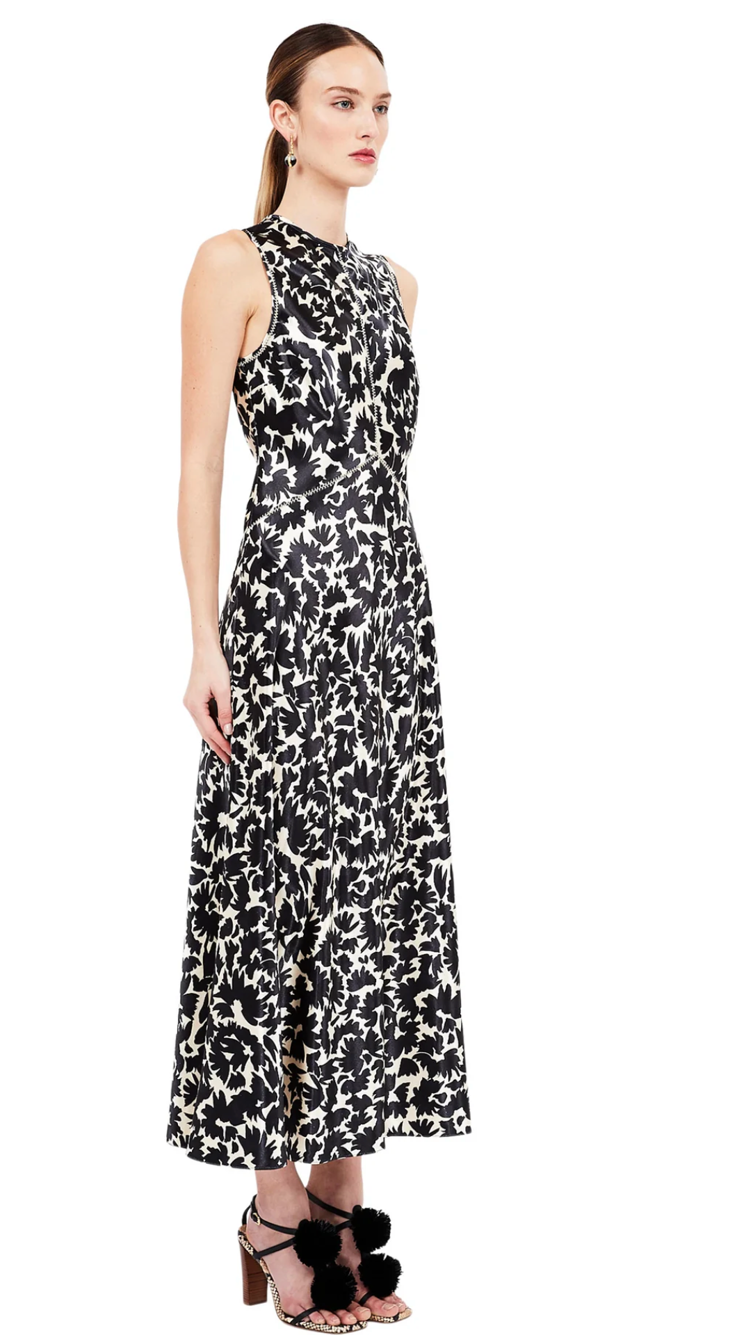 LISBET DRESS IN RAVEN