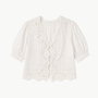 Junie Cotton Plaid Top