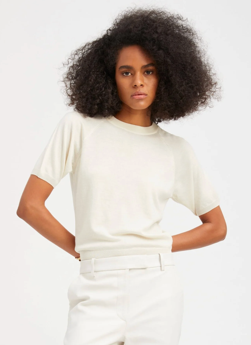 SPRWMN SHORT SLEEVE RAGLAN TEE at Romi Boutique