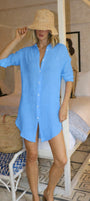 Felicite BOYFRIEND TUNIC DRESS GAUZE at Romi Boutique