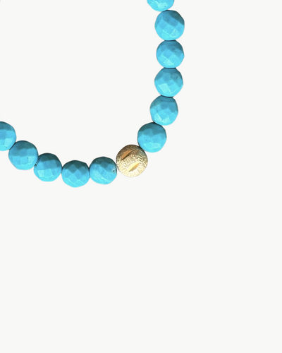CHARM BRACELET IN TURQUOISE