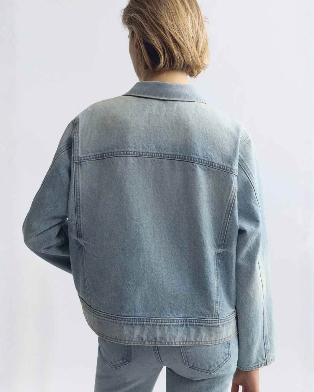 Nili Lotan MARILOU DENIM JACKET at Romi Boutique