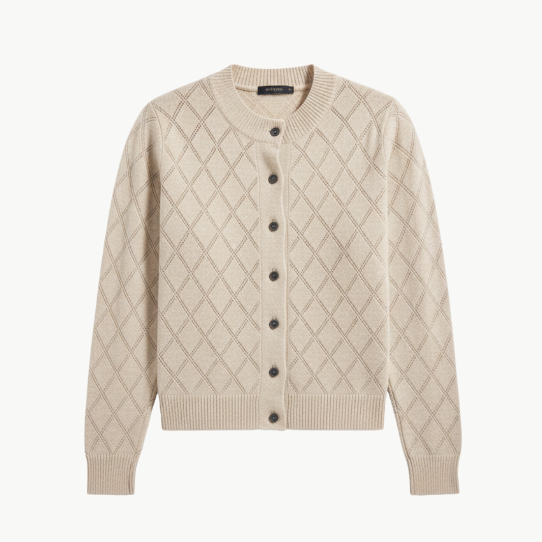 Oats Cashmere DAHLIA CARDIGAN at Romi Boutique