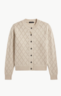 Oats Cashmere DAHLIA CARDIGAN at Romi Boutique