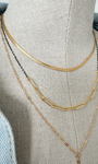 Maya Bauman LINK MIX NECKLACE IN MIX METAL at Romi Boutique