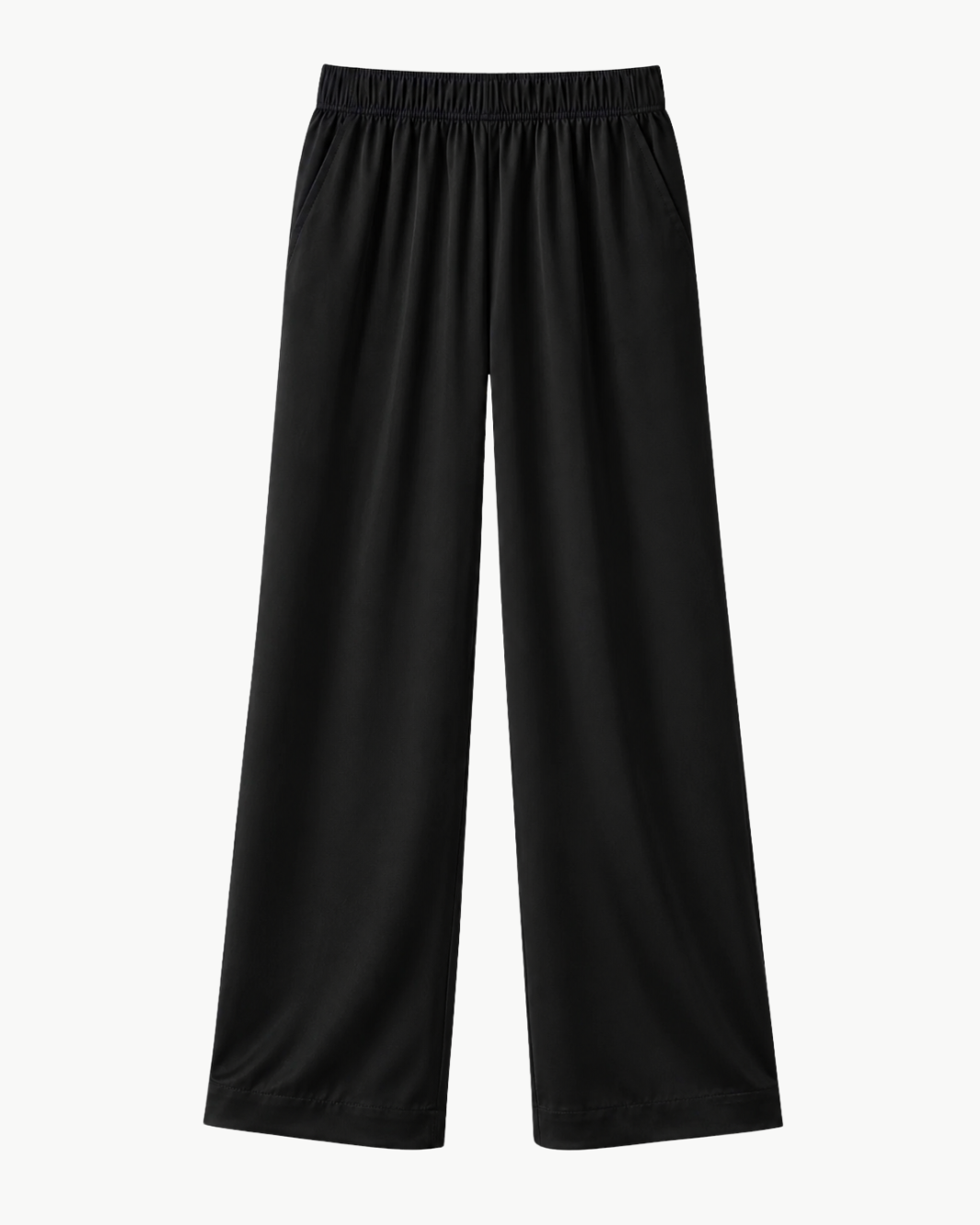 Brynn High Rise Pull On Wide Leg Pant