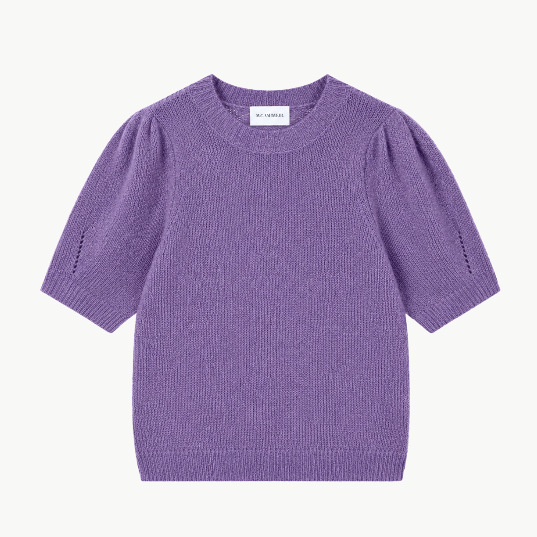 W.Cashmere Ysella Short Sleeves Sweater at Romi Boutique