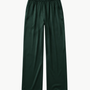Brynn High Rise Pull On Wide Leg Silk Pant