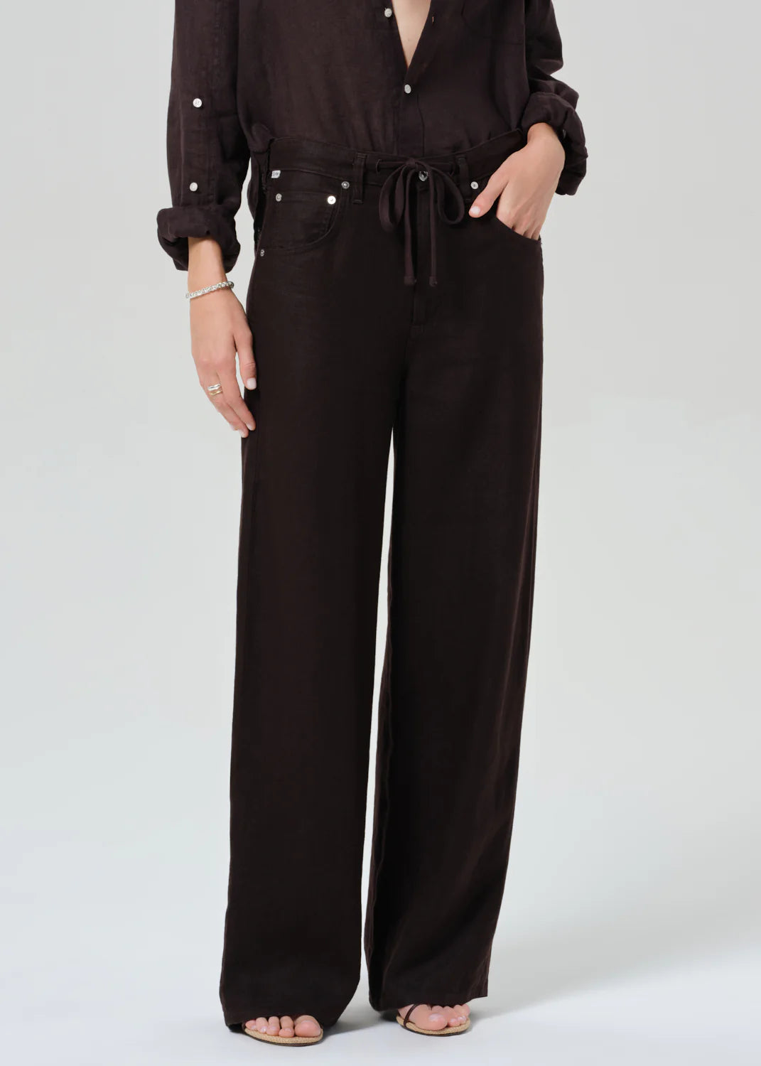 Citizens BRYNN DRAWSTRING TROUSER at Romi Boutique