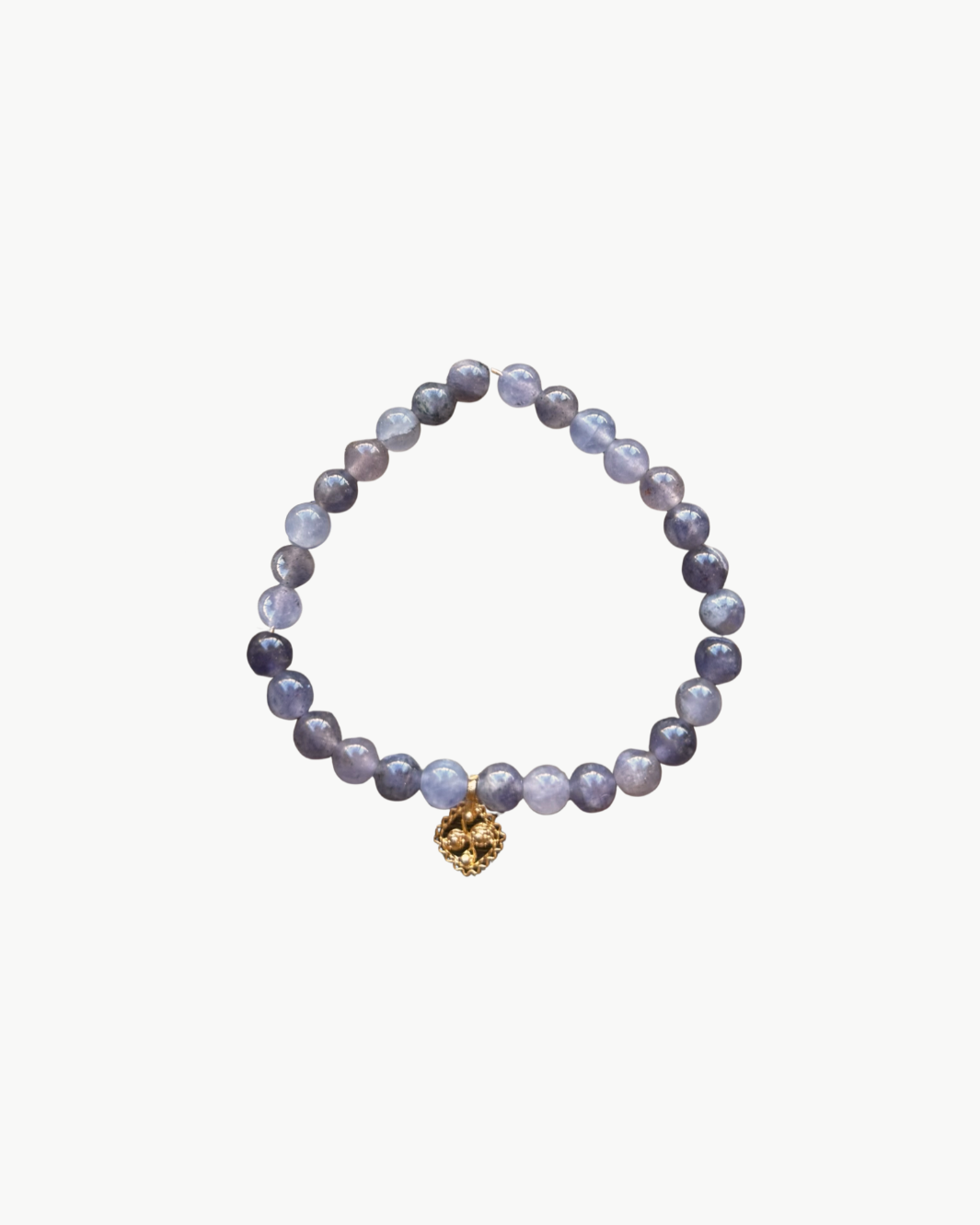 CHARM BRACELET IN PURPLE SMOKE