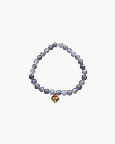 CHARM BRACELET IN PURPLE SMOKE