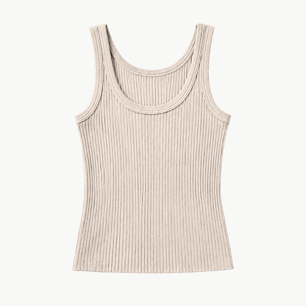 Military Rib Crop Tank