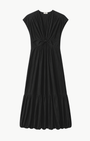 Go Silk Go Crinkle Cut Twist Dress at Romi Boutique