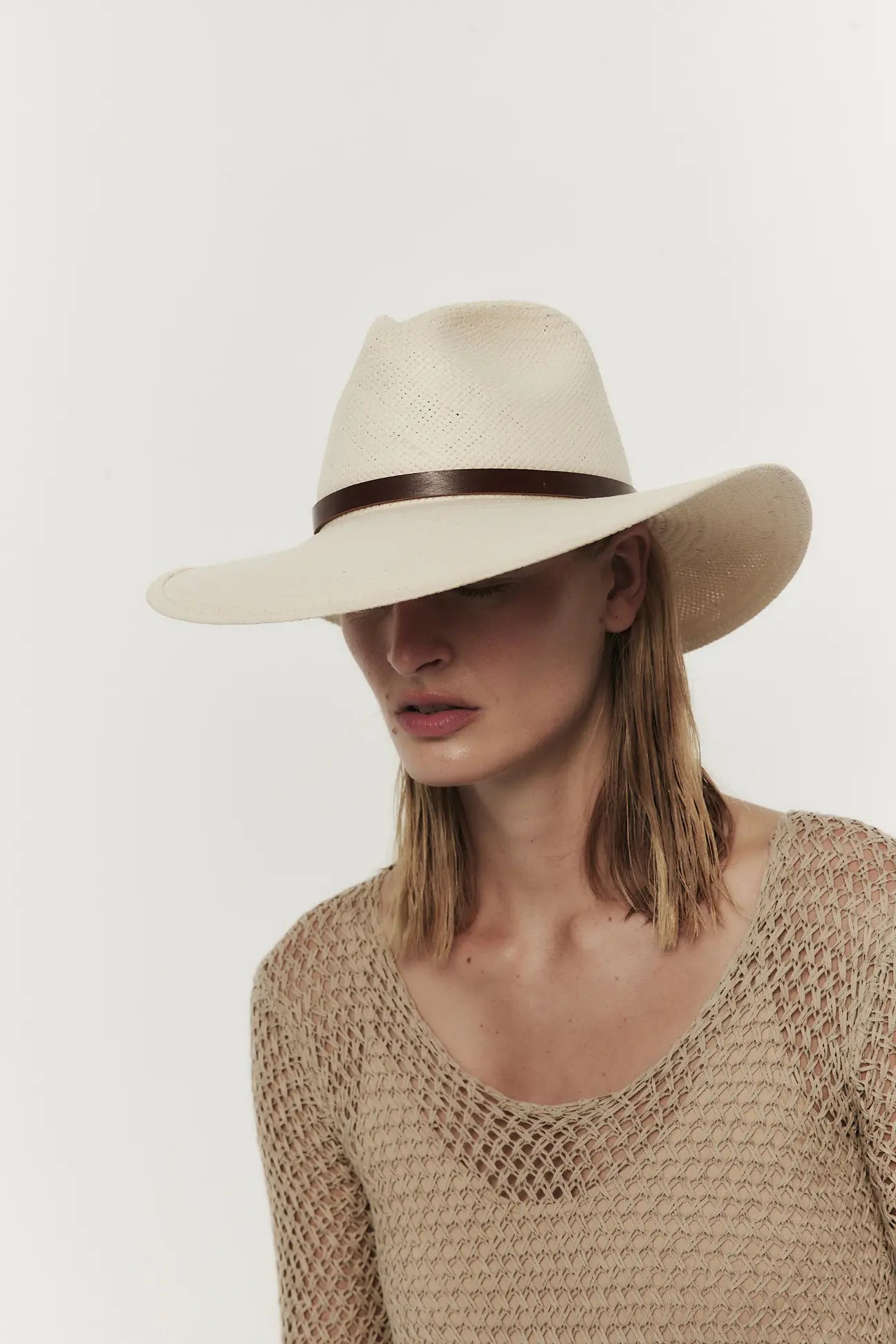 JUDITH HAT IN NATURAL - Romi Boutique