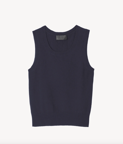 MAY SWEATER TANK IN DARK NAVY - Romi Boutique