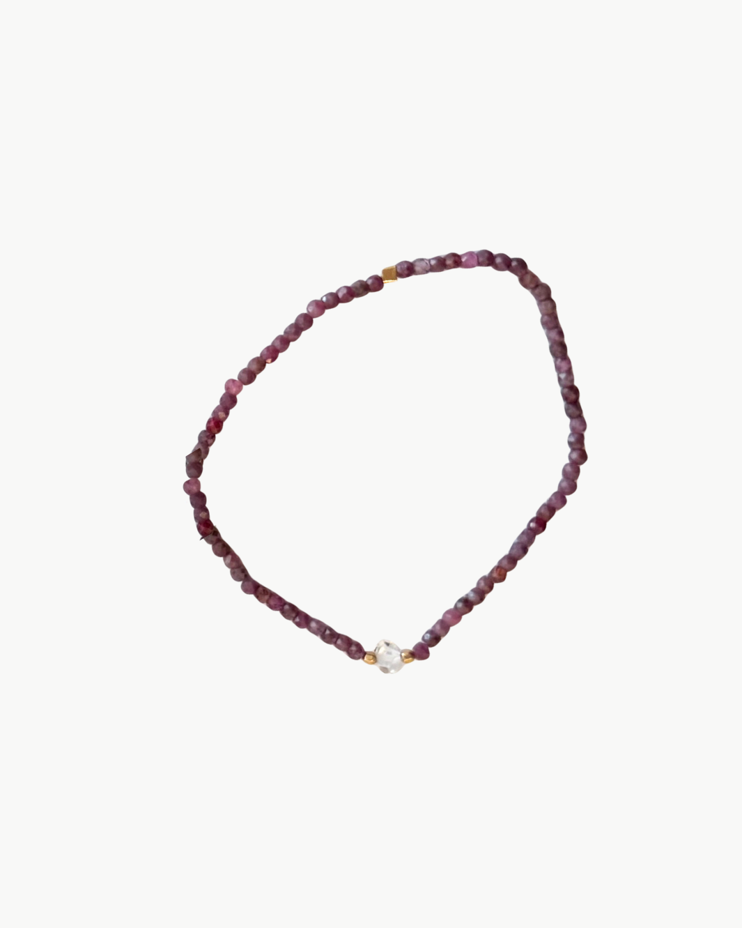 BEADED BRACELET IN MAUVE