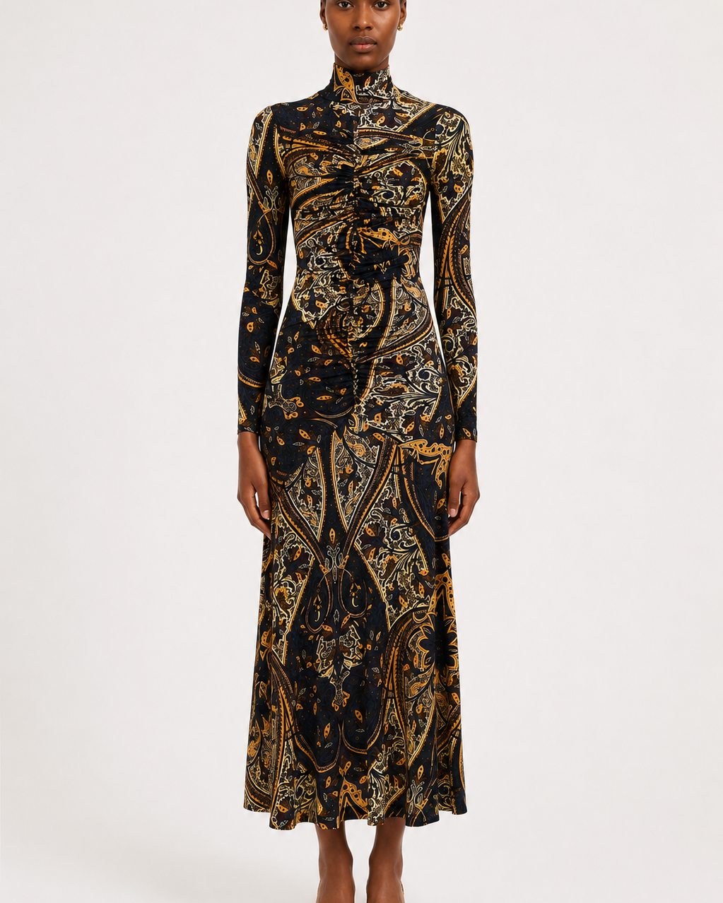 Ida Long Sleeve Jersey Dress