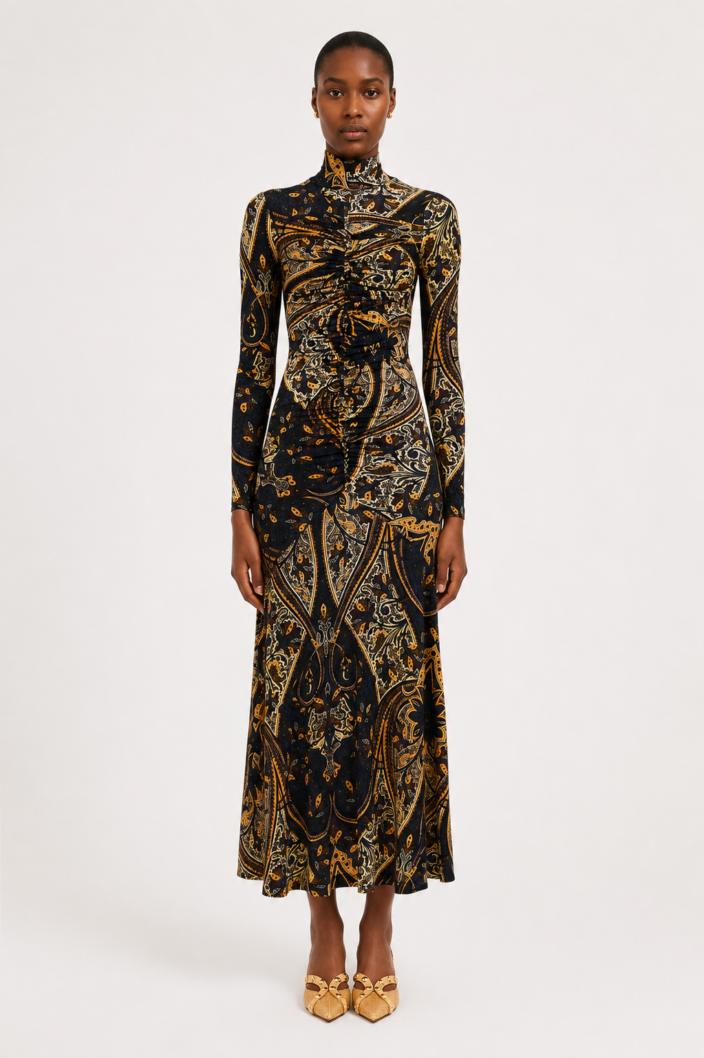 Ida Long Sleeve Jersey Dress