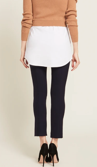 ZIP BACK SCUBA PANT IN NAVY