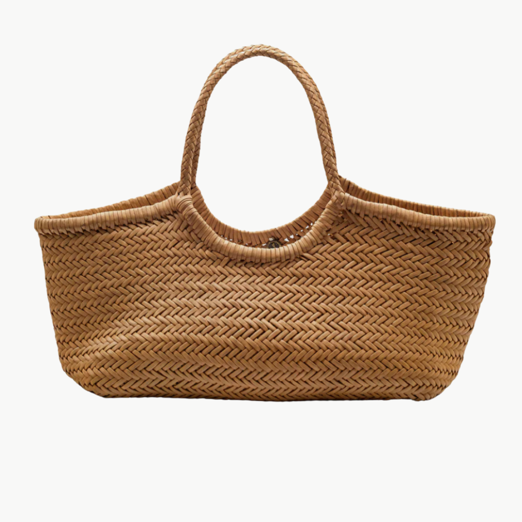 Dragon Diffusion NANTUCKET BASKET BIG IN NATURAL at Romi Boutique
