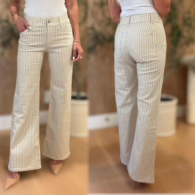 Bevy Flog Sarah Stripe Pant at Romi Boutique