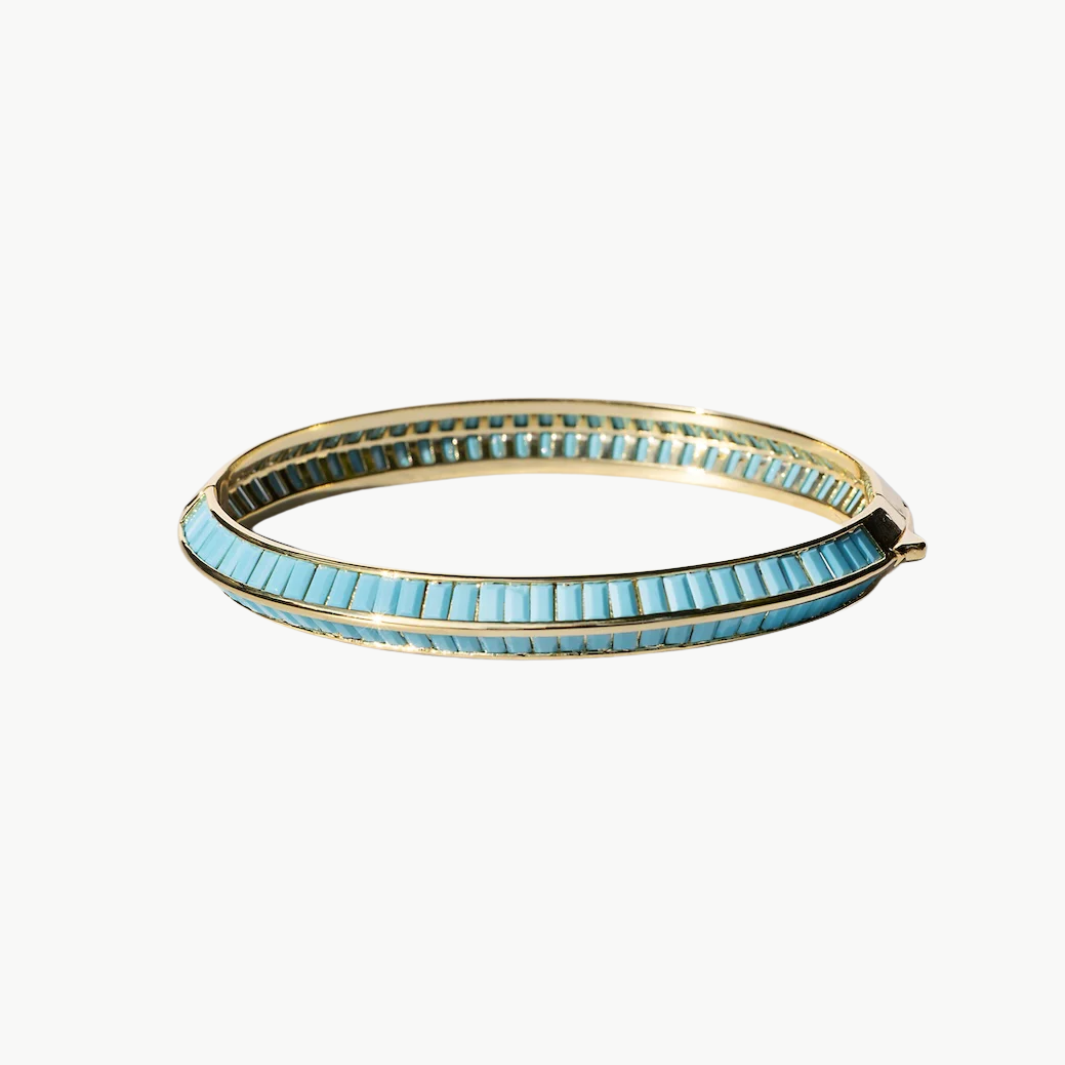 Native Gem RAZOR EDGE BANGLE at Romi Boutique