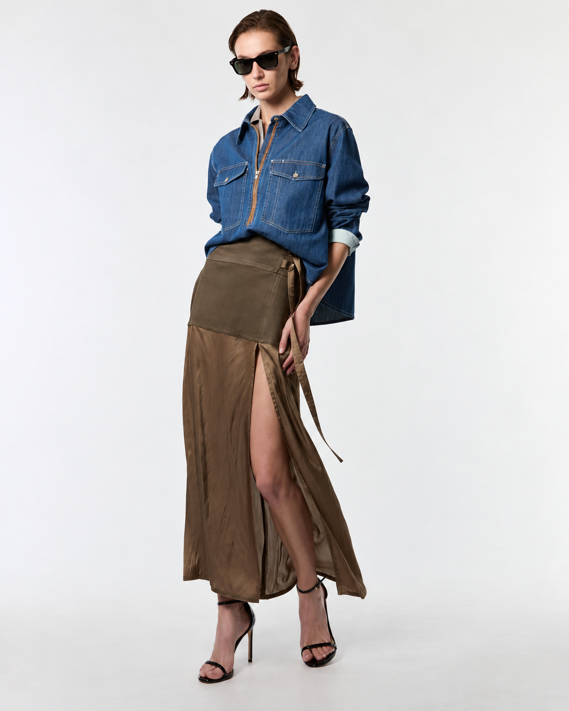 Rose Denim Top