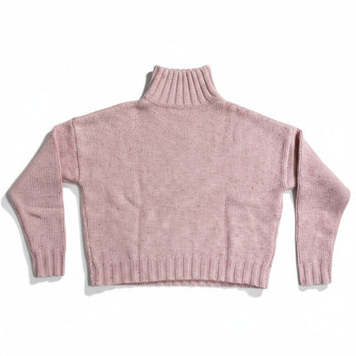 BOXY CHUNKY MOCK IN PINKBERRY