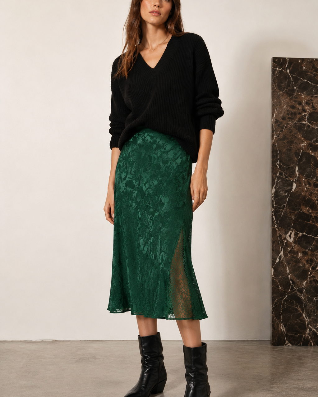 Jayla Silk Skirt