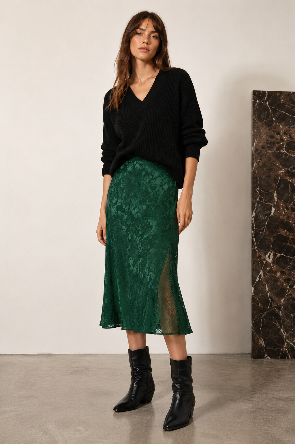 Jayla Silk Skirt