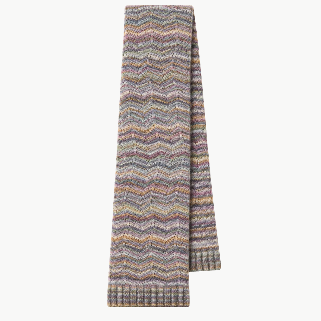 Space Dye Basketweave Scarf