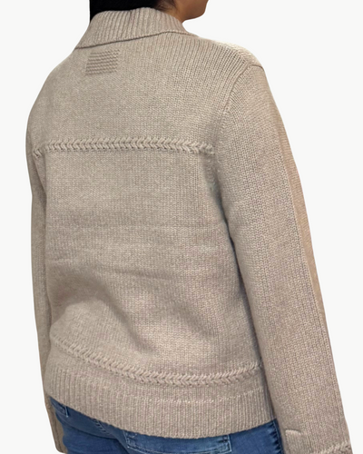 "JEAN" JACKET IN TAUPE
