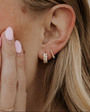 Romi Eloise Tea Cup Hoops at Romi Boutique