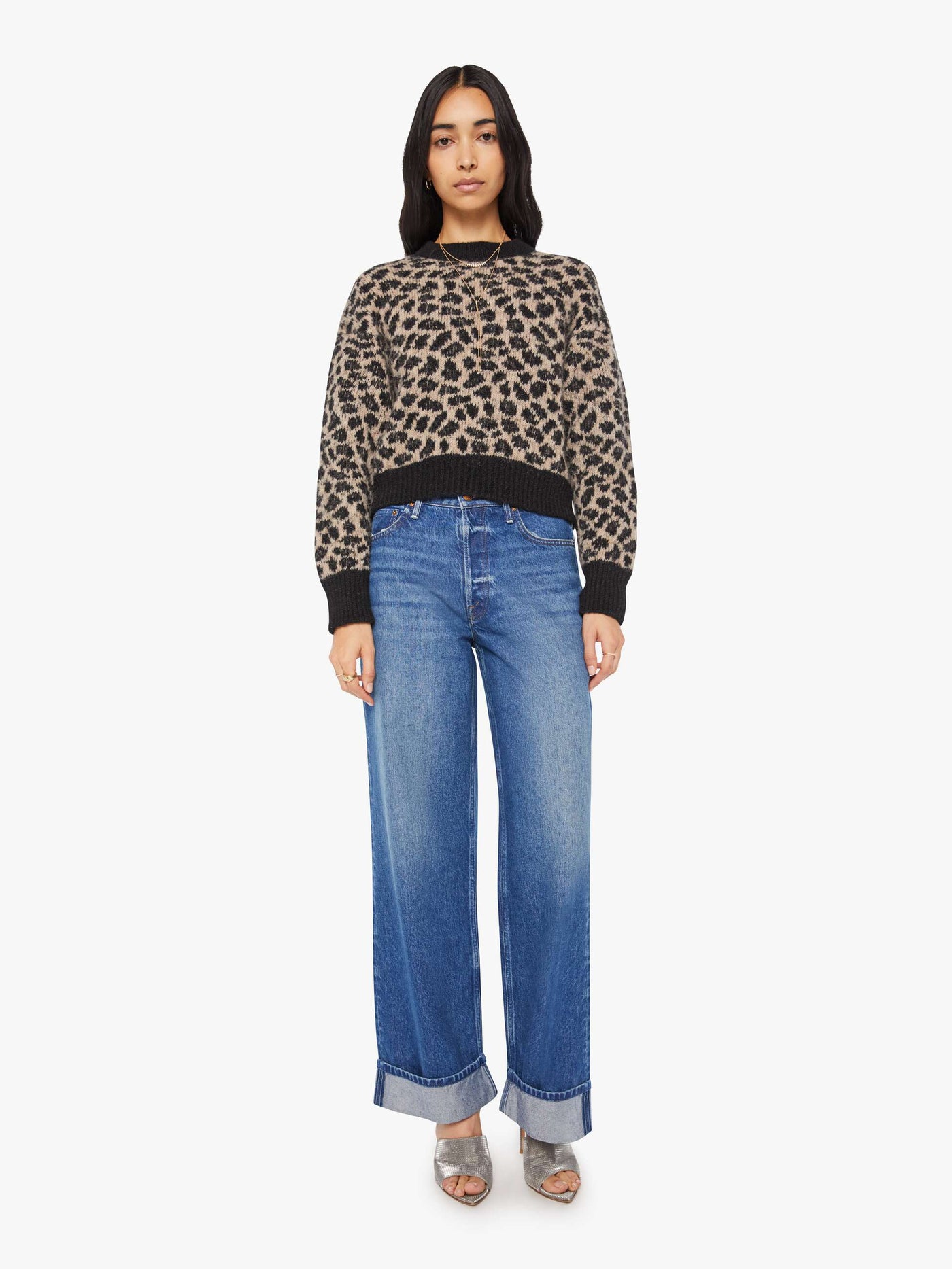 THE ITSY CROP JUMPER IN SPOTTED AT THE FRONT ROW