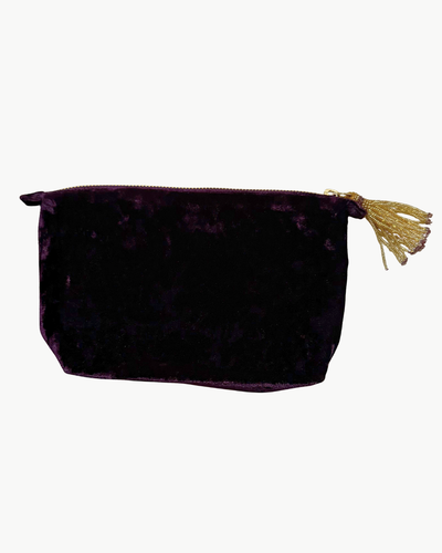 SMALL STAR MAKE UP BAG IN PLUM