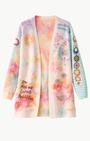 Me369 MYKONOS PRINTED CARDIGAN at Romi Boutique