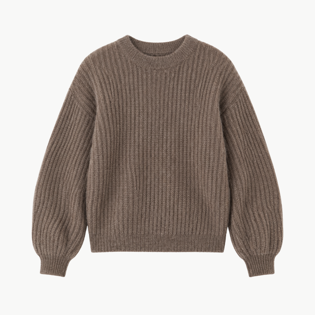 W.Cashmere Lyra Crew Neck Sweater at Romi Boutique