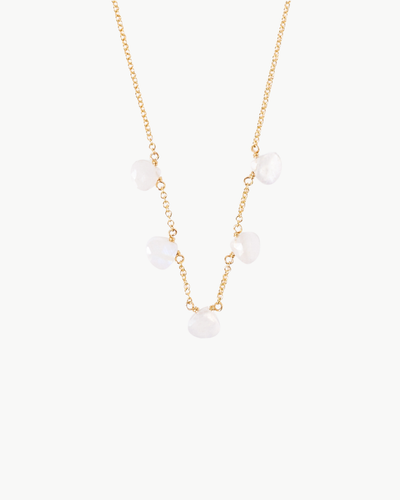 DANGLE NECKLACE IN MOONSTONE - Romi Boutique
