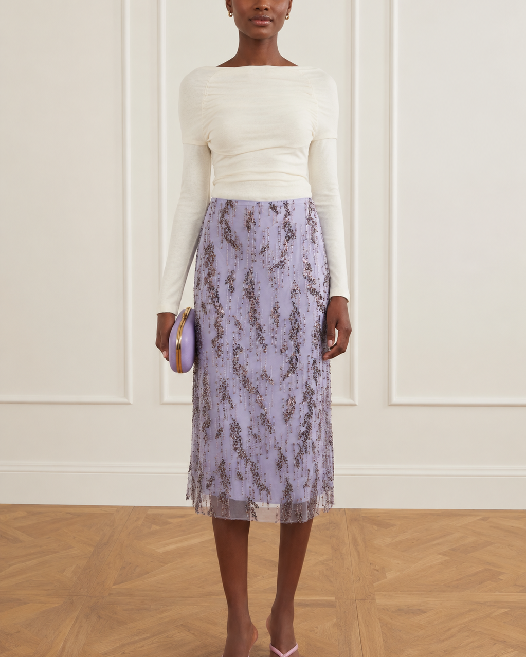 Staud Aviva Skirt at Romi Boutique