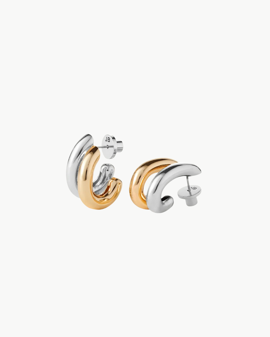FLORENCE EARRINGS IN TWO-TONE