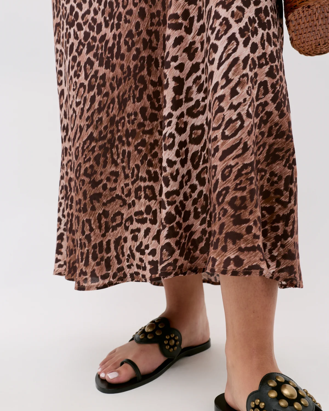 Kelly Silk Midi Skirt