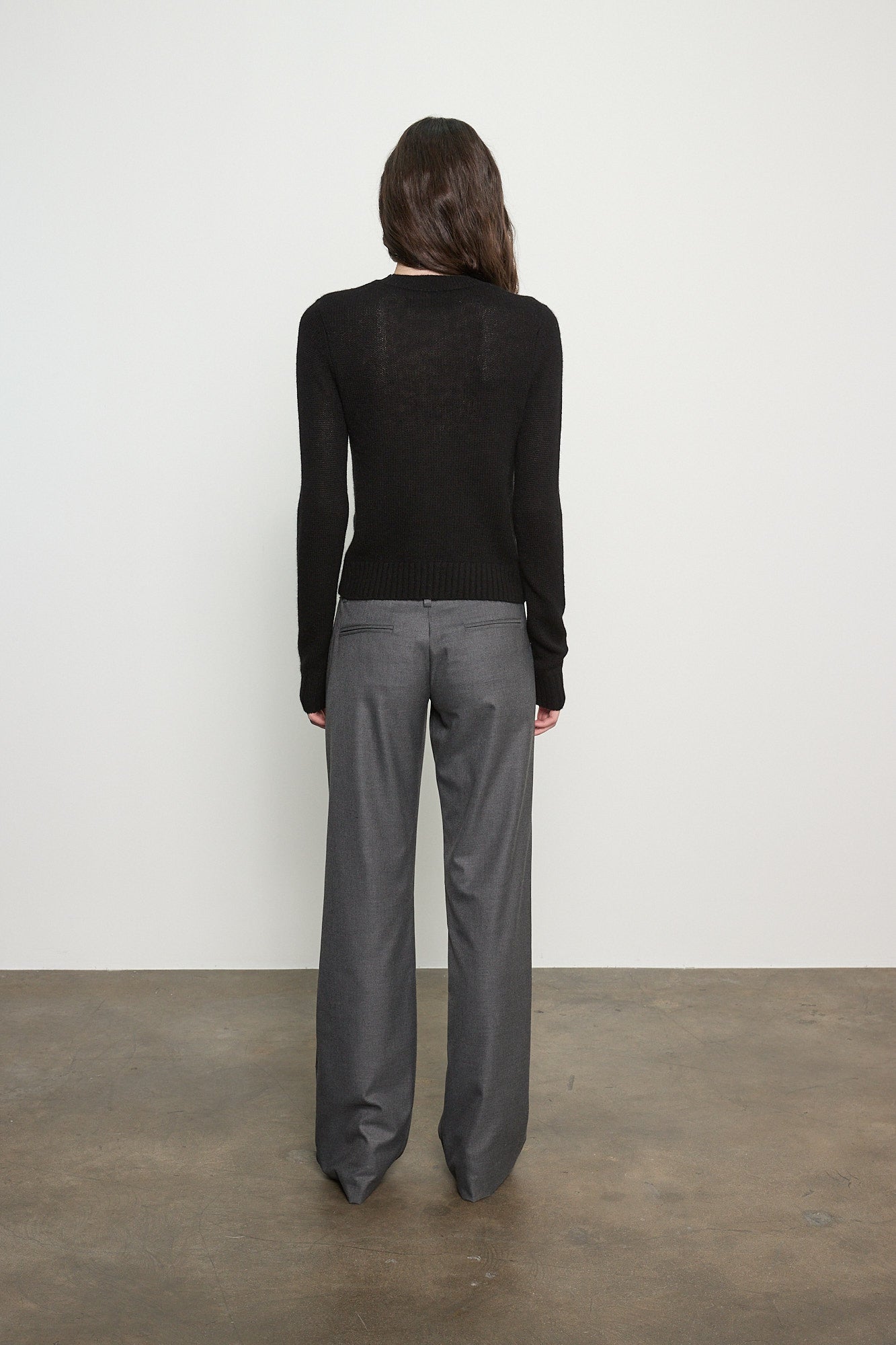Cashmere Shrunken Crew