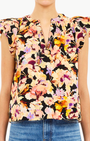 Ulla Johnson ABRIL SHORT SLEEVE COTTON TOP at Romi Boutique