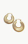 Romi FREEDOM HOOPS IN YELLOW GOLD at Romi Boutique